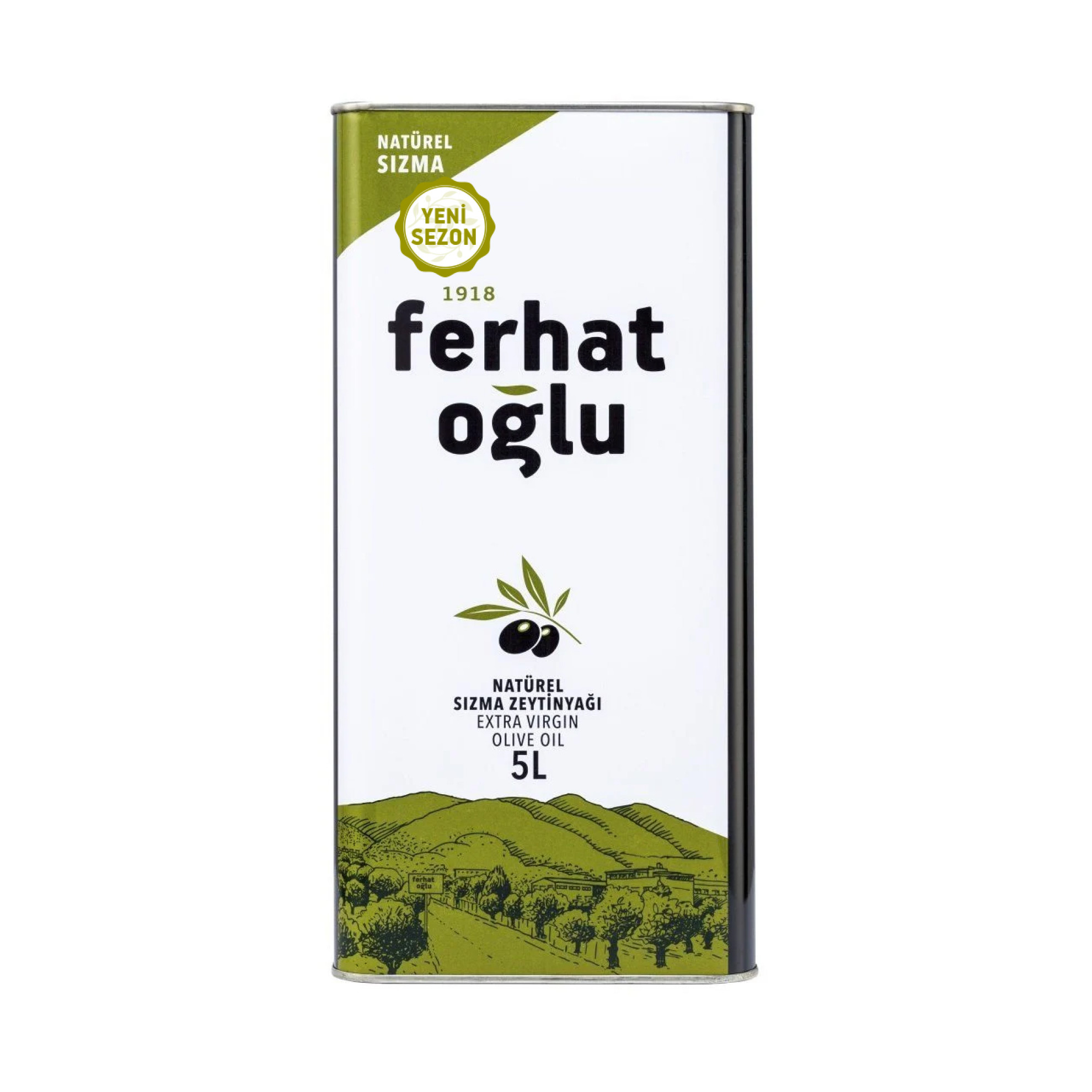 2025-2026 SEZONU YENİ MAHSÜL NATÜREL SIZMA ZEYTİNYAĞI 5 L