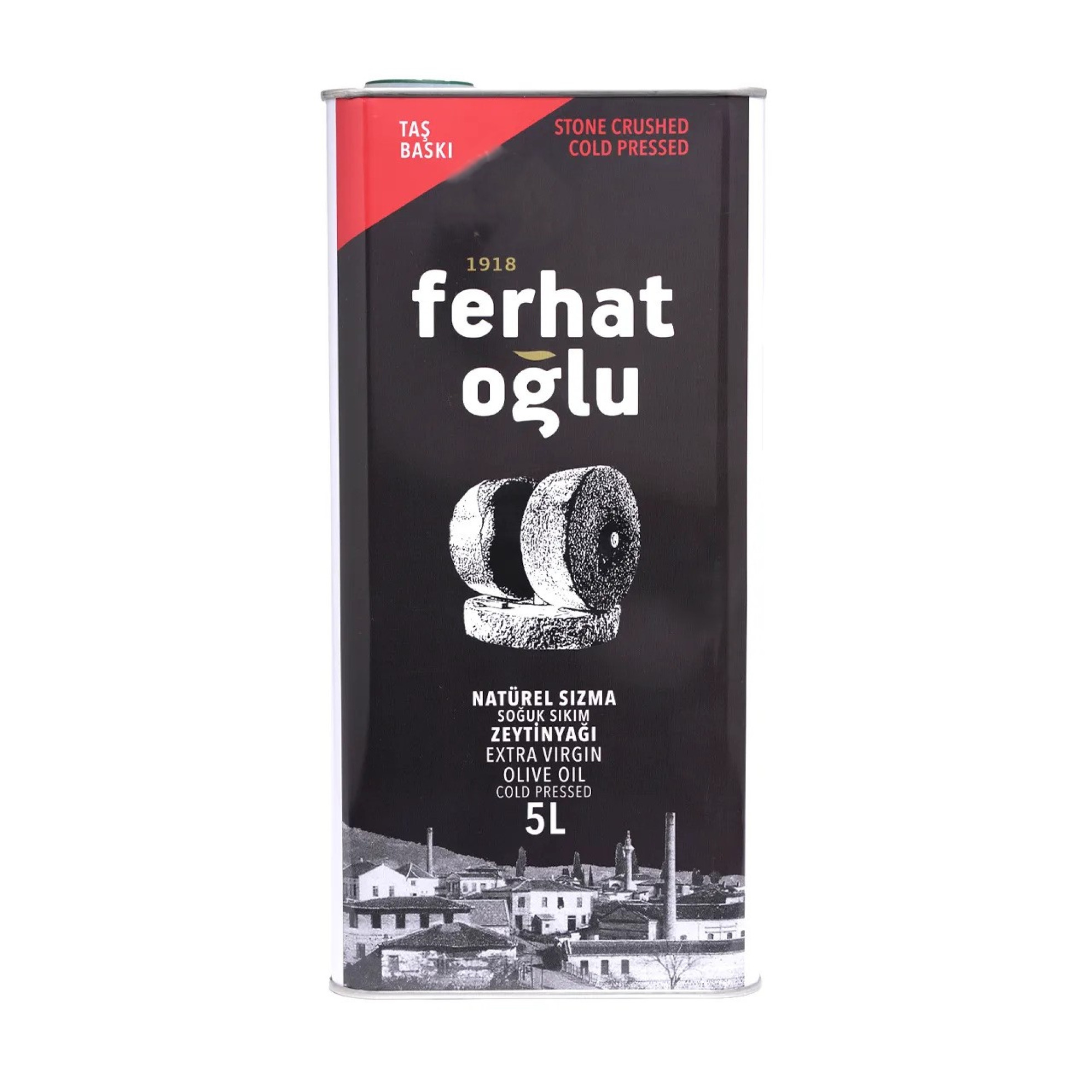 NATUREL SIZMA SOĞUK SIKIM (TAŞ BASKI) ZEYTİNYAĞI 5L