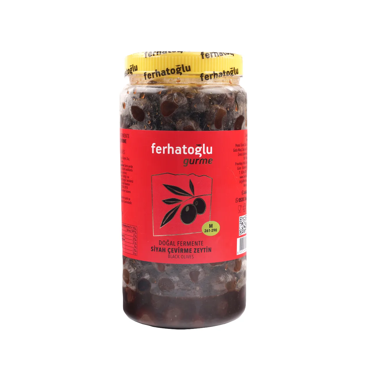 SİYAH ÇEVİRME ZEYTİN 2 NO (240-270)- 1 KG