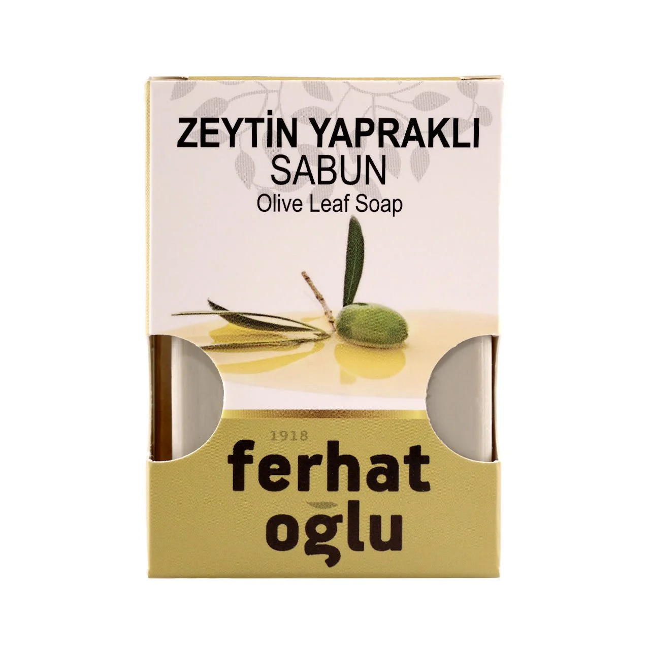 FERHATOĞLU ZEYTİN YAPRAKLI SABUN 100 g.