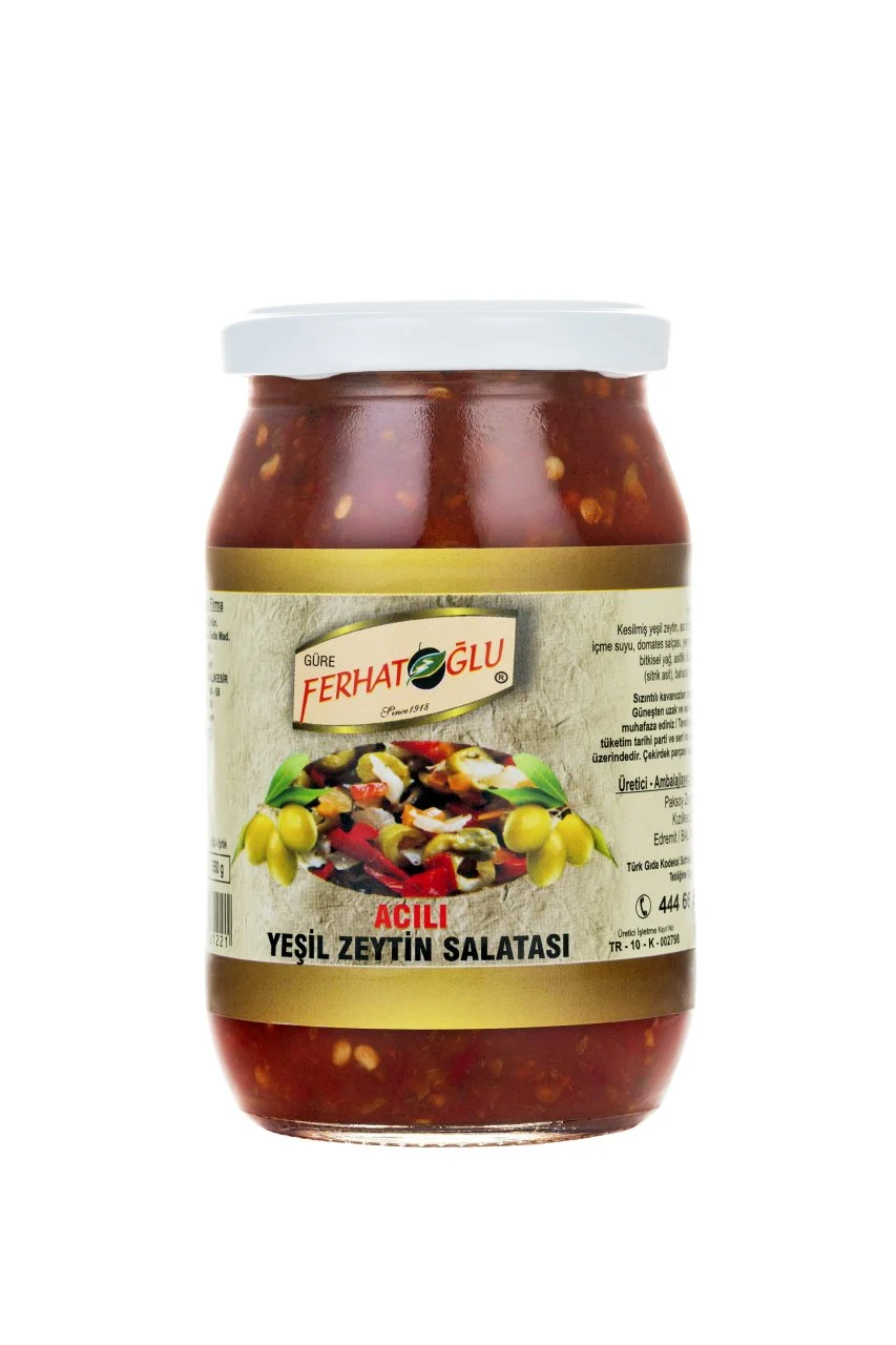 ACILI YEŞİL ZEYTİN SALATASI 370 CC
