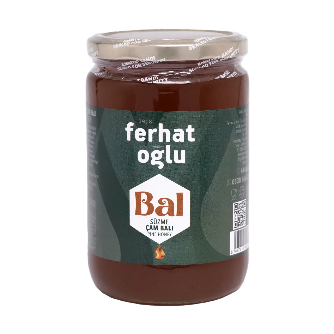 Ferhatoğlu Süzme Çam Balı 850 G