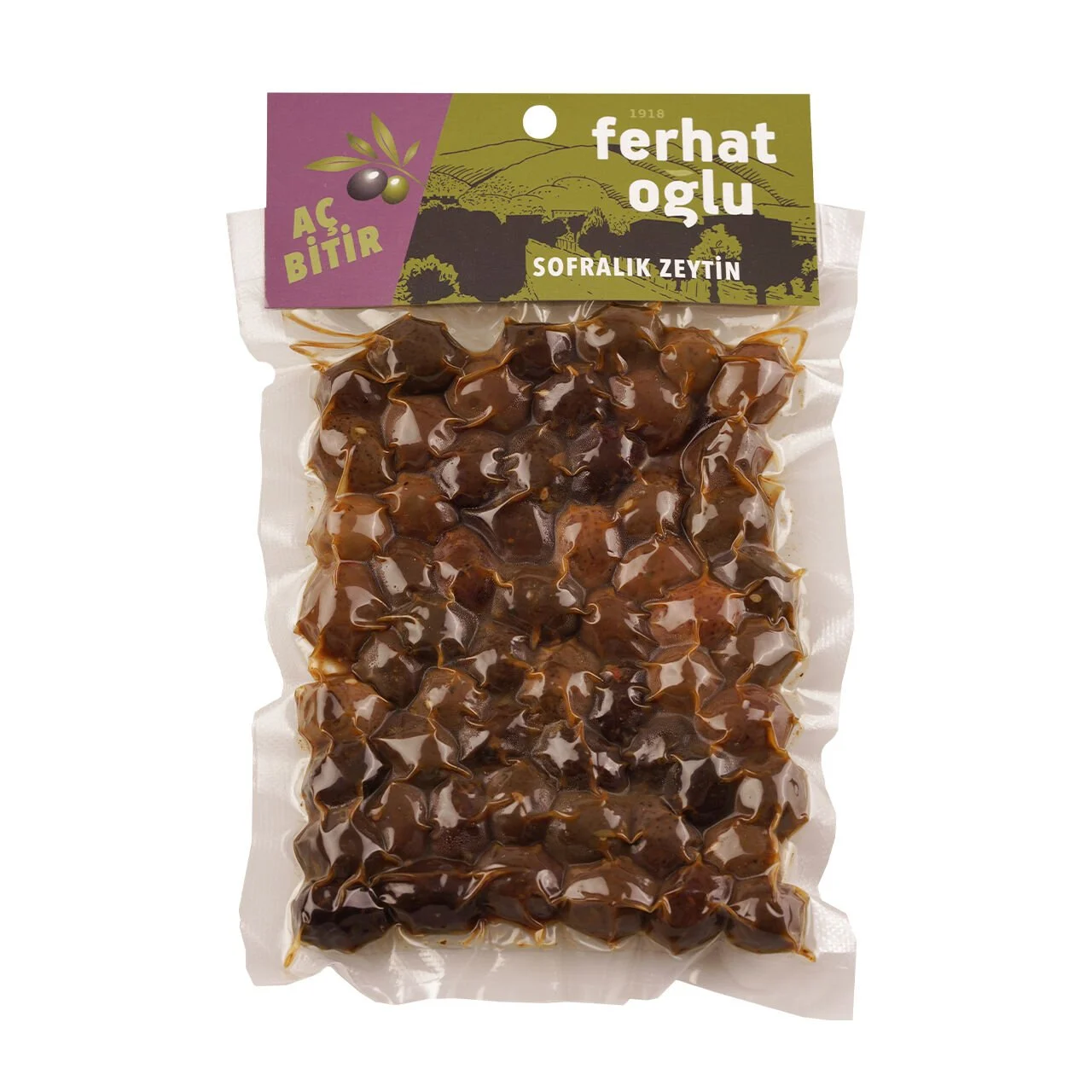 Aç Bitir Siyah Çevirme Zeytin Baharatlı - 200 gr
