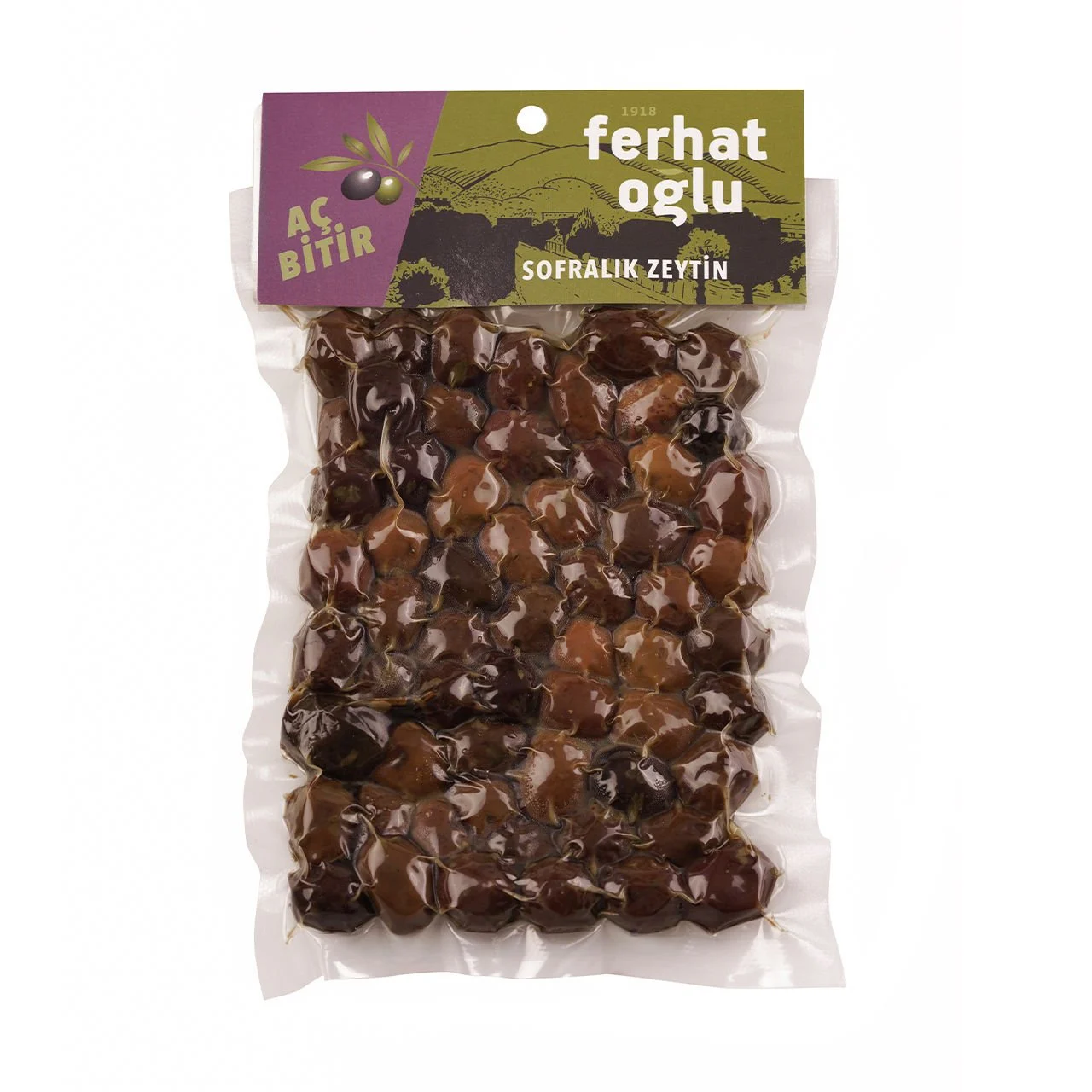 Aç Bitir Siyah Çevirme Zeytin Kekikli - 200 gr