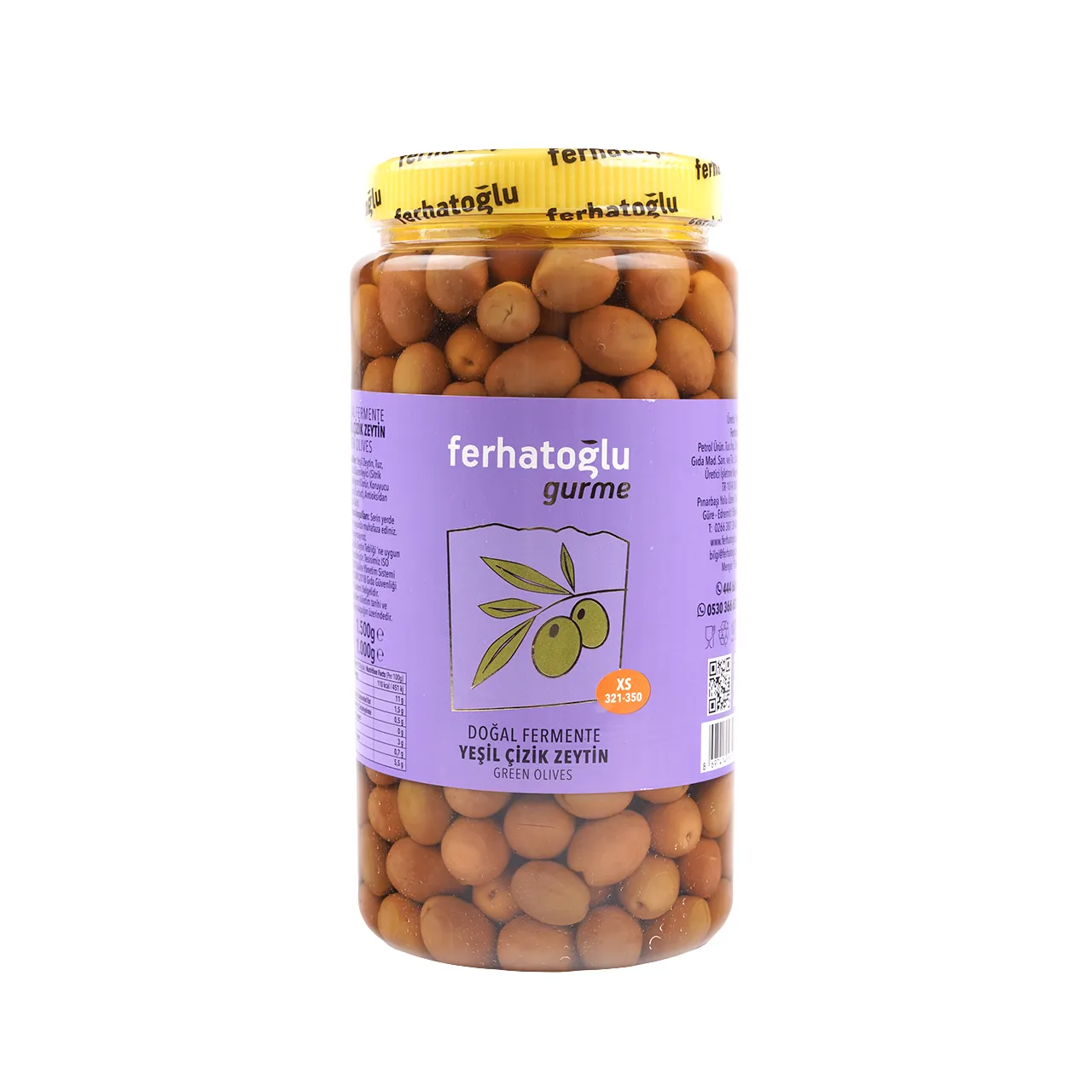 YEŞİL ÇİZİK ZEYTİN 4 NO (300-330)- 1 KG