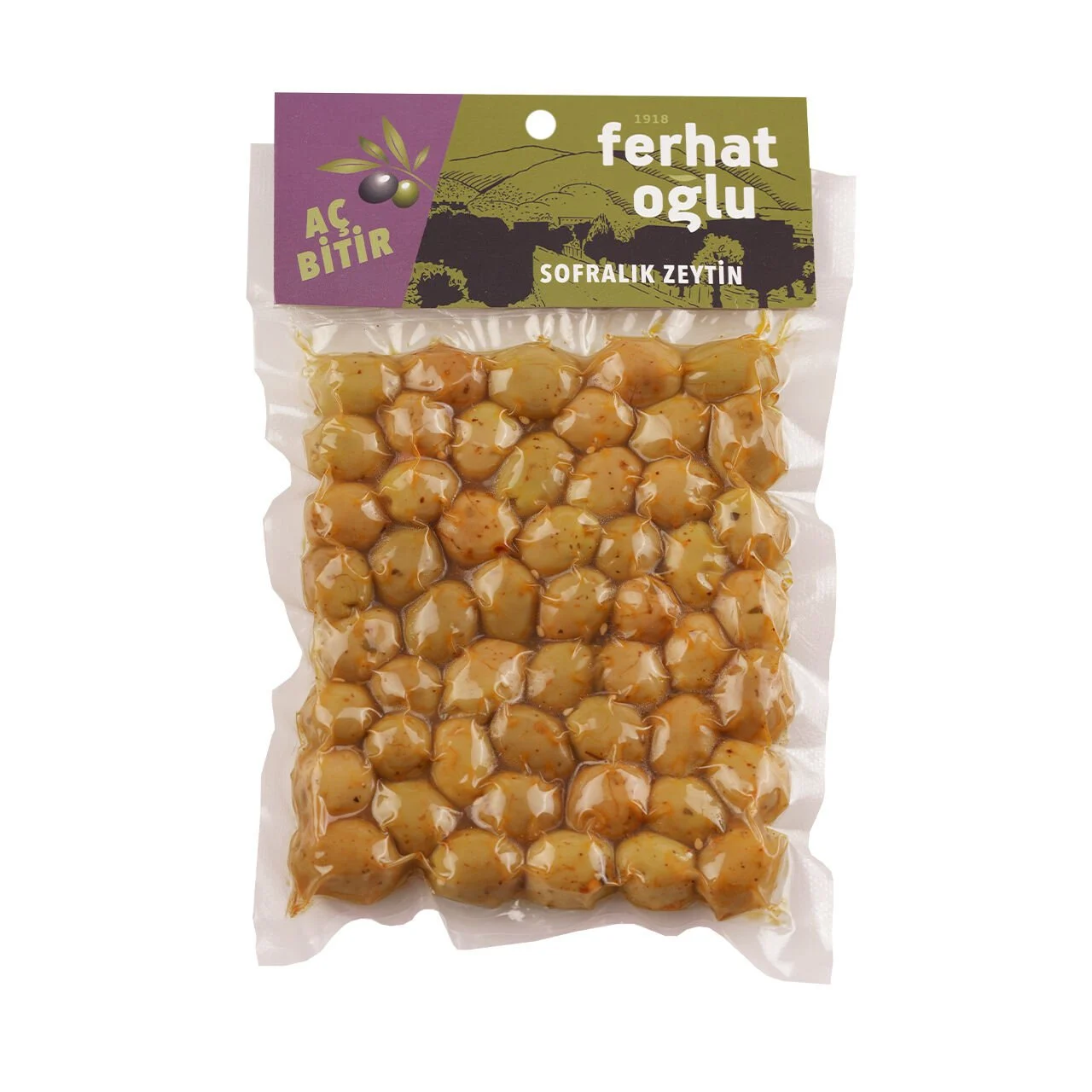 Aç Bitir Edremit Çizik Zeytin Baharatlı - 200 gr