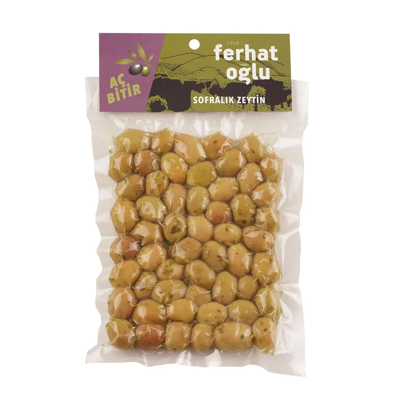 Aç Bitir Edremit Çizik Zeytin Kekikli - 200 gr
