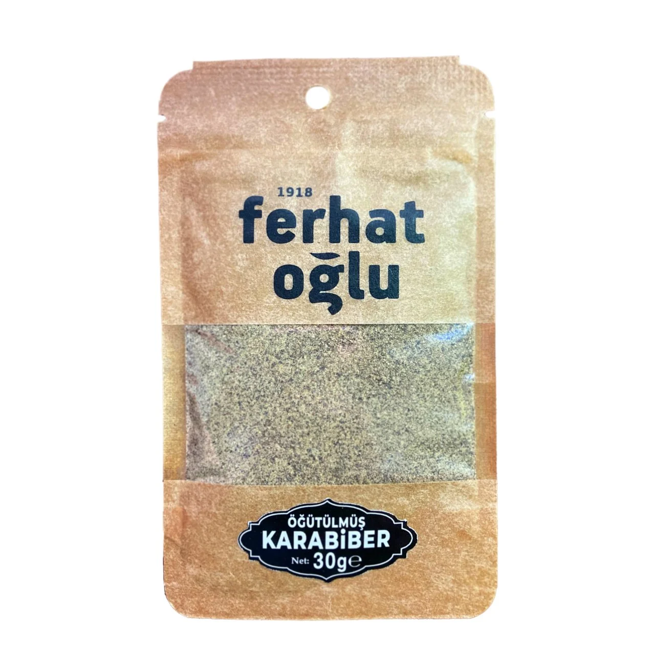 FERHATOĞLU ÖĞÜTÜLMÜŞ KARABİBER 30 g.