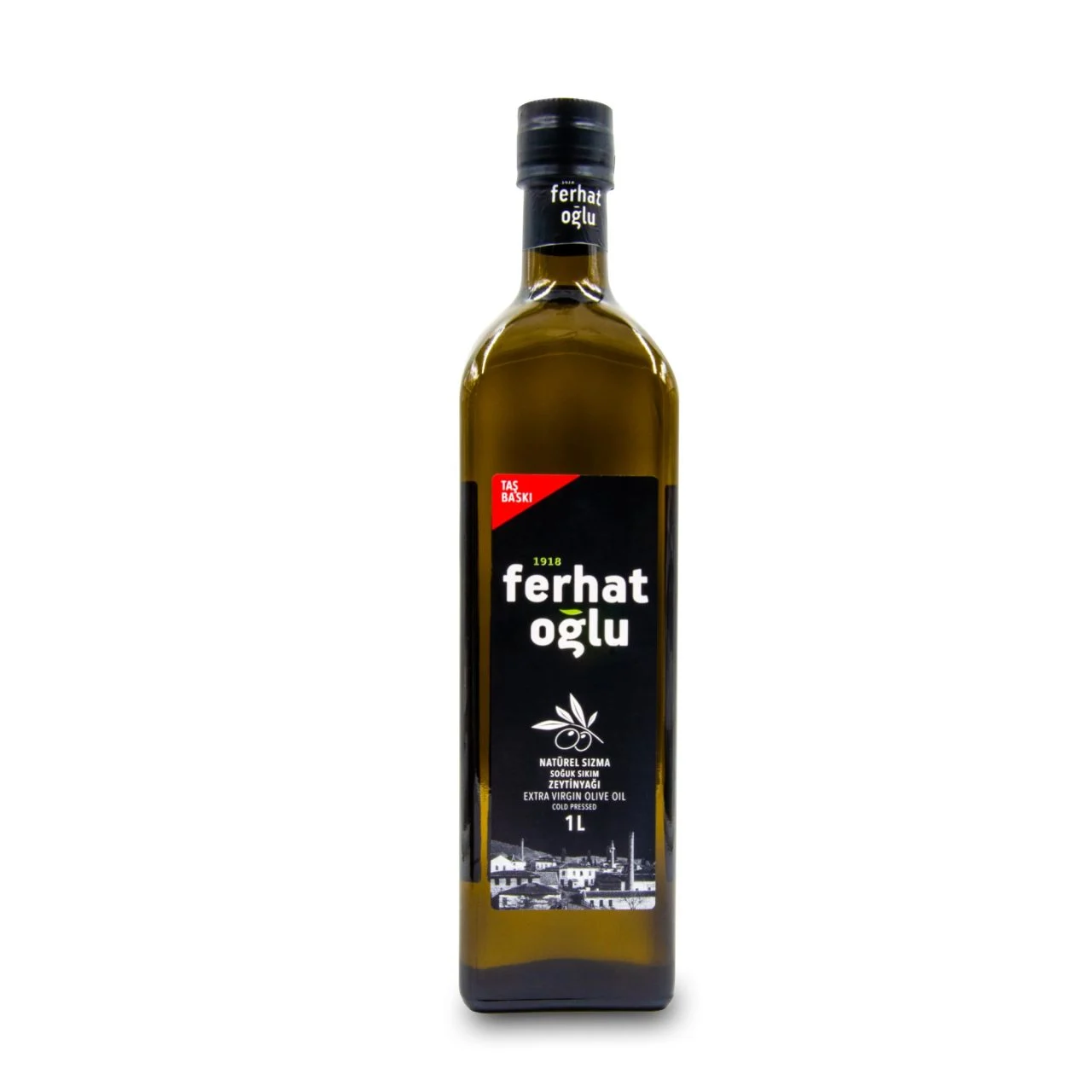 (2024-2025) NATUREL SIZMA SOĞUK SIKIM (TAŞ BASKI) ZEYTİNYAĞI 1 L CAM