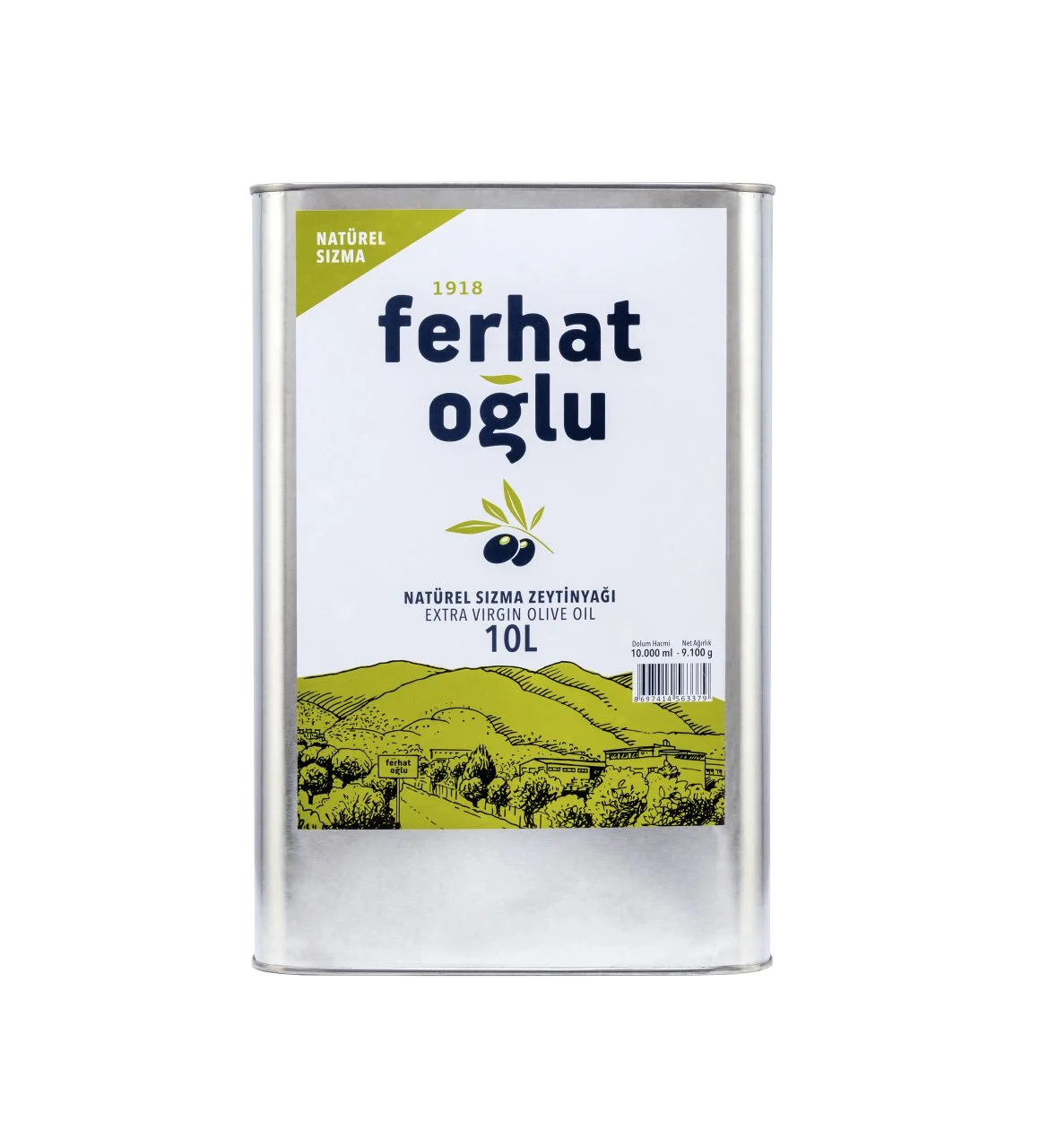 NATÜREL SIZMA ZEYTİNYAĞI 10 LT